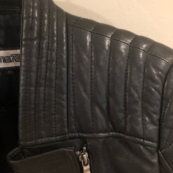 Leather Moto Jacket - Picture 5 of 6